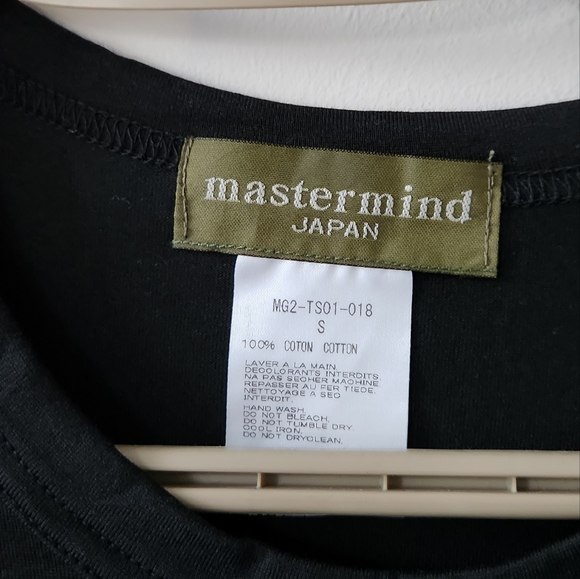 Mastermind Japan T-shirt. Men's S. Black. Never worn. Single Stitch. - Picture 3 of 7